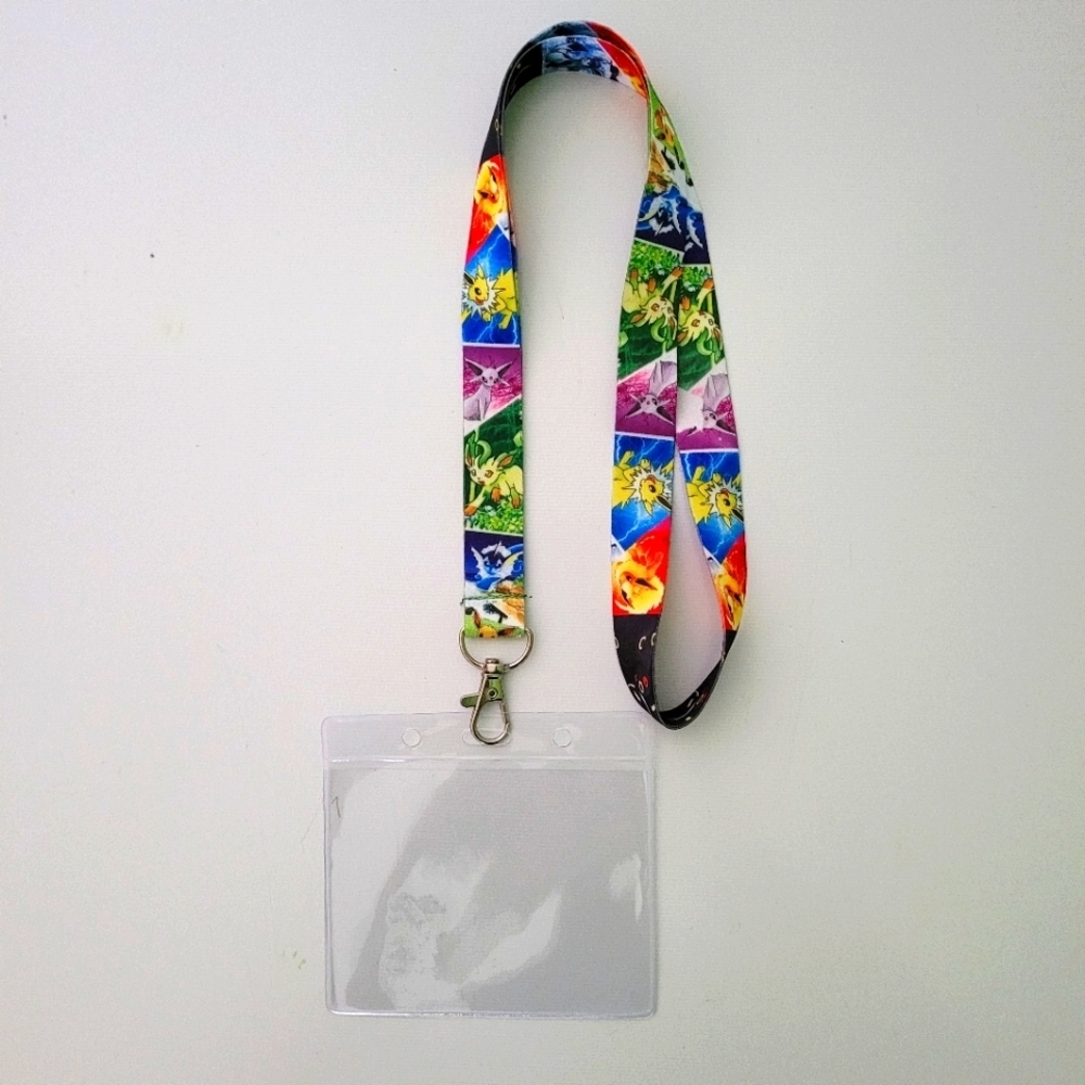 Best Video Game Pokemon Eeveevolutions Lanyard+Vaccine Card Cover A